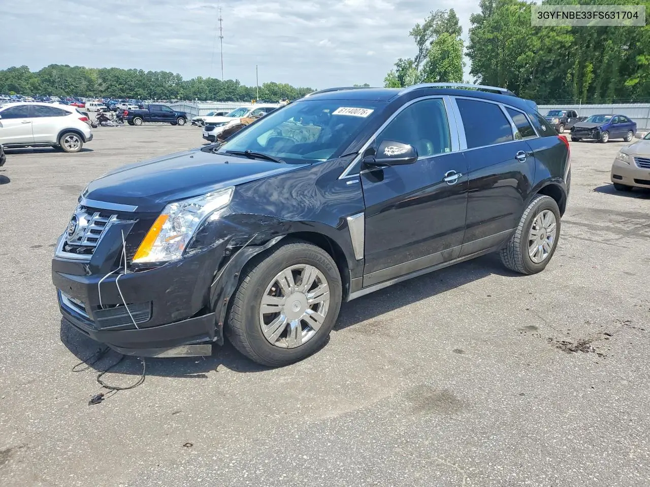 2015 Cadillac Srx Luxury Collection VIN: 3GYFNBE33FS631704 Lot: 61140076