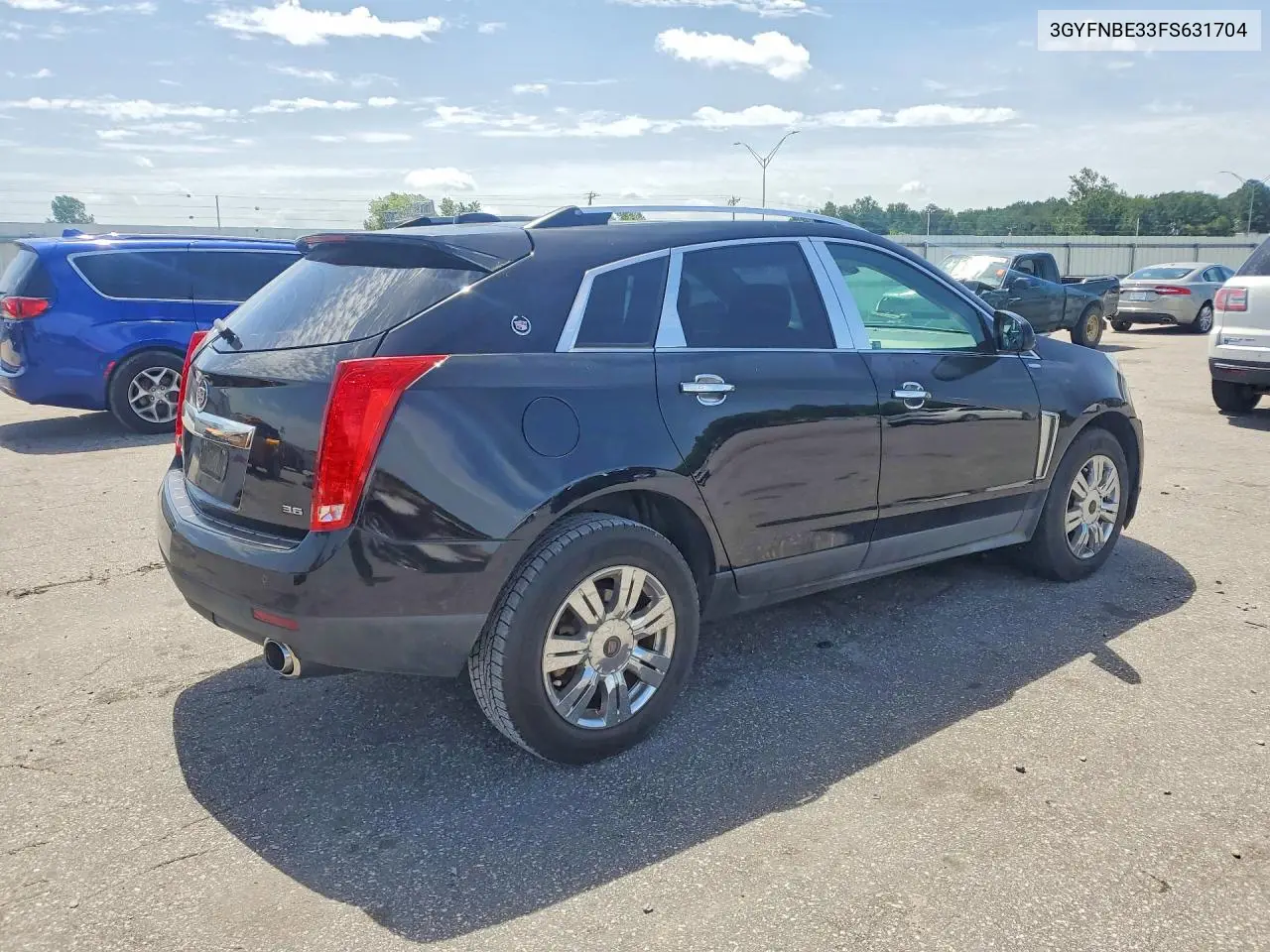 2015 Cadillac Srx Luxury Collection VIN: 3GYFNBE33FS631704 Lot: 61140076