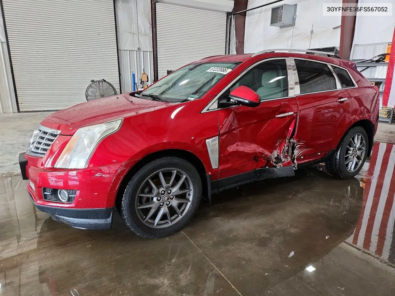 2015 Cadillac Srx Performance Collection VIN: 3GYFNFE36FS567052 Lot: 61223986