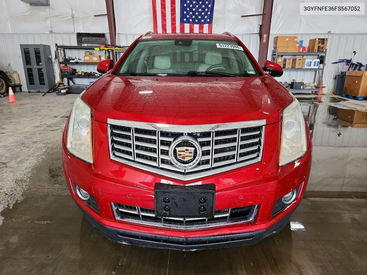 2015 Cadillac Srx Performance Collection VIN: 3GYFNFE36FS567052 Lot: 61223986