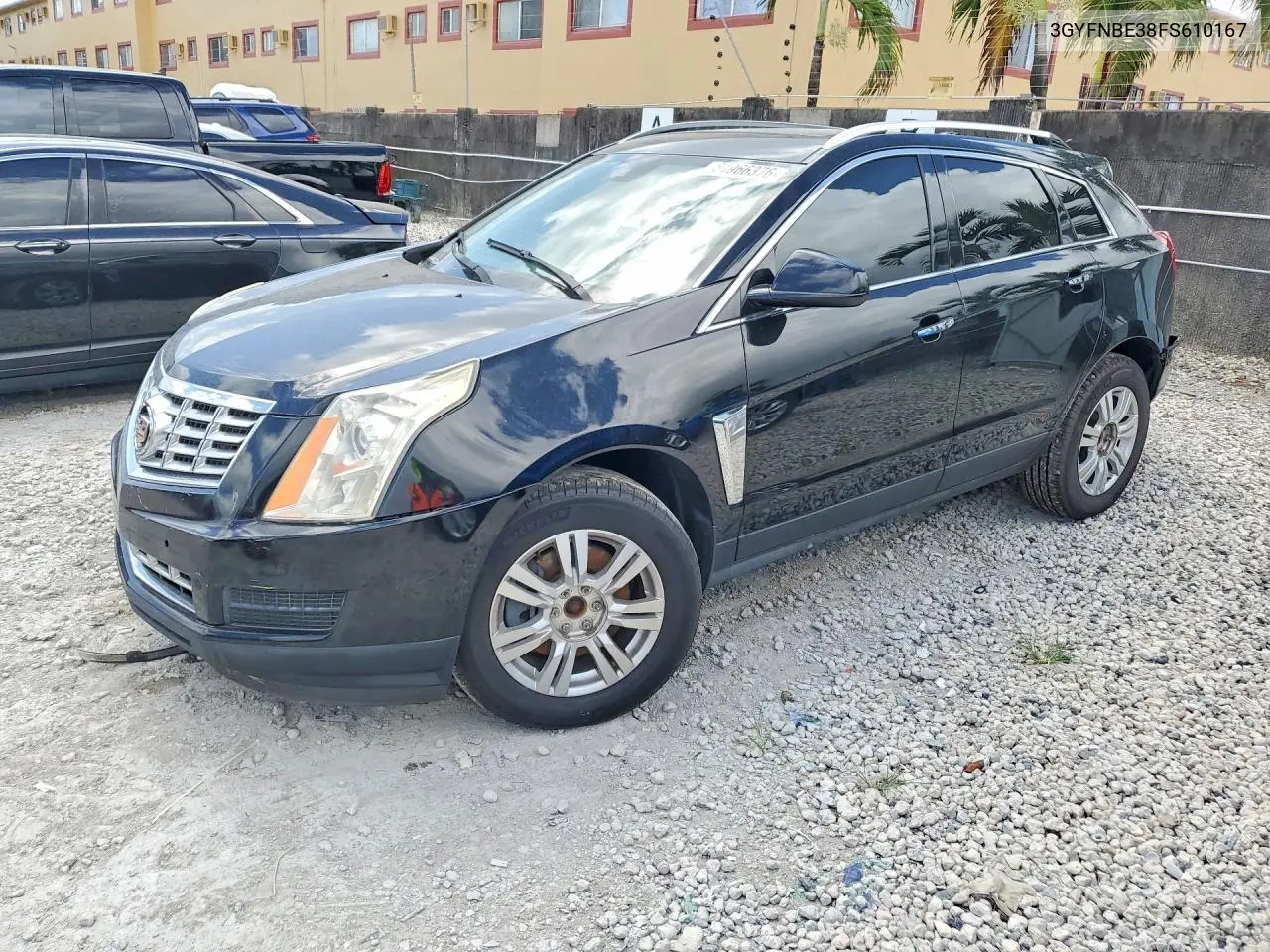 2015 Cadillac Srx Luxury Collection VIN: 3GYFNBE38FS610167 Lot: 61966376