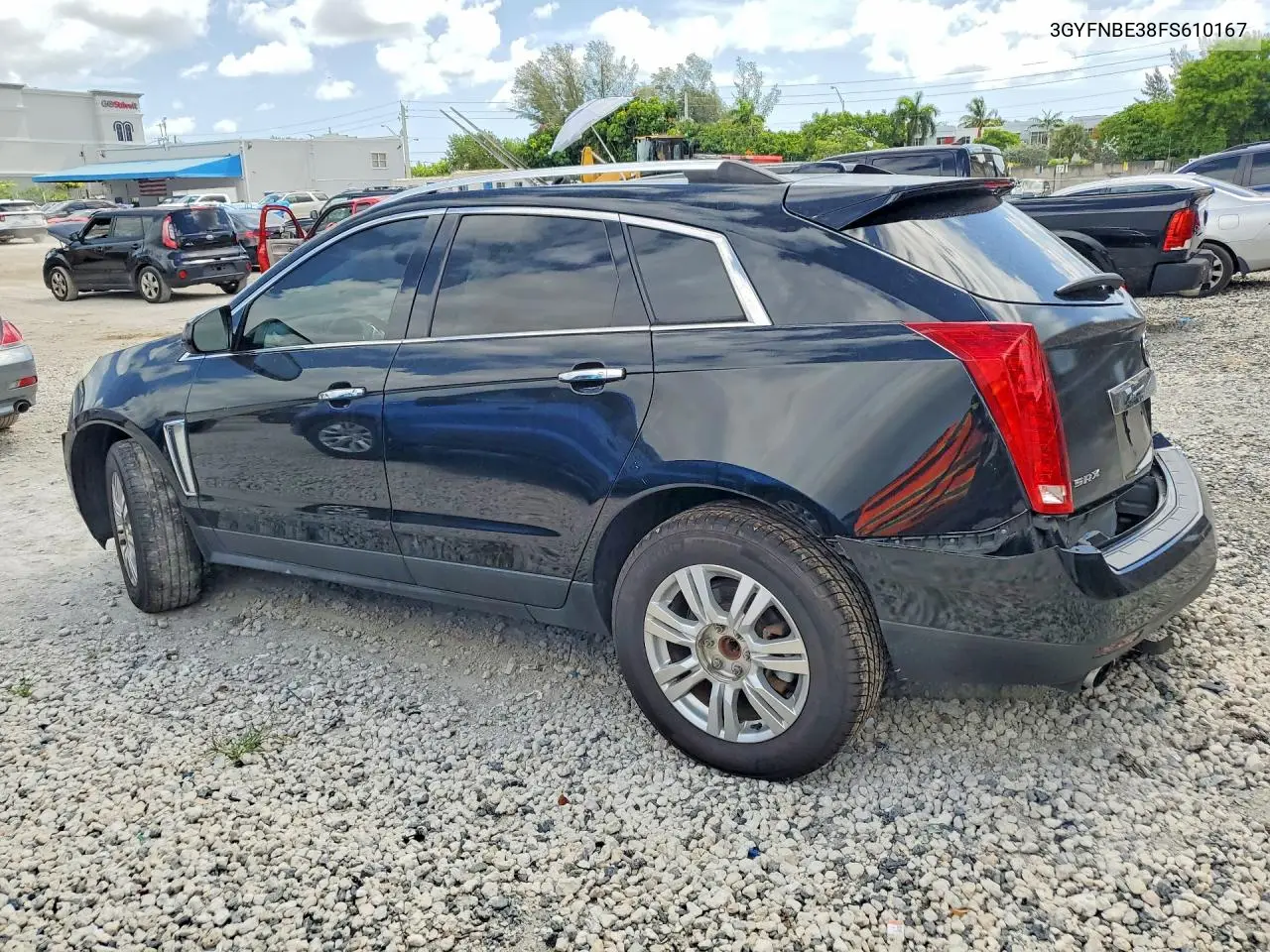 2015 Cadillac Srx Luxury Collection VIN: 3GYFNBE38FS610167 Lot: 61966376