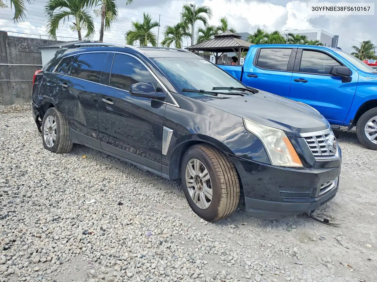 2015 Cadillac Srx Luxury Collection VIN: 3GYFNBE38FS610167 Lot: 61966376