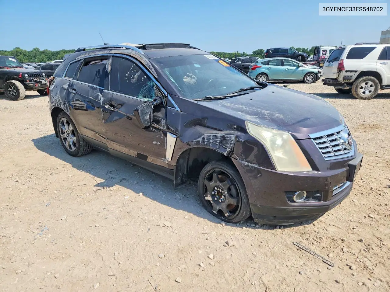 2015 Cadillac Srx Performance Collection VIN: 3GYFNCE33FS548702 Lot: 62034866