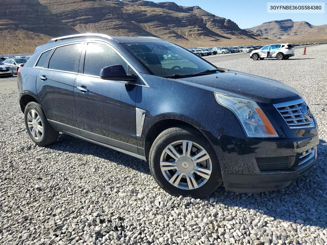 2016 Cadillac Srx Luxury Collection VIN: 3GYFNBE36GS584380 Lot: 58397916