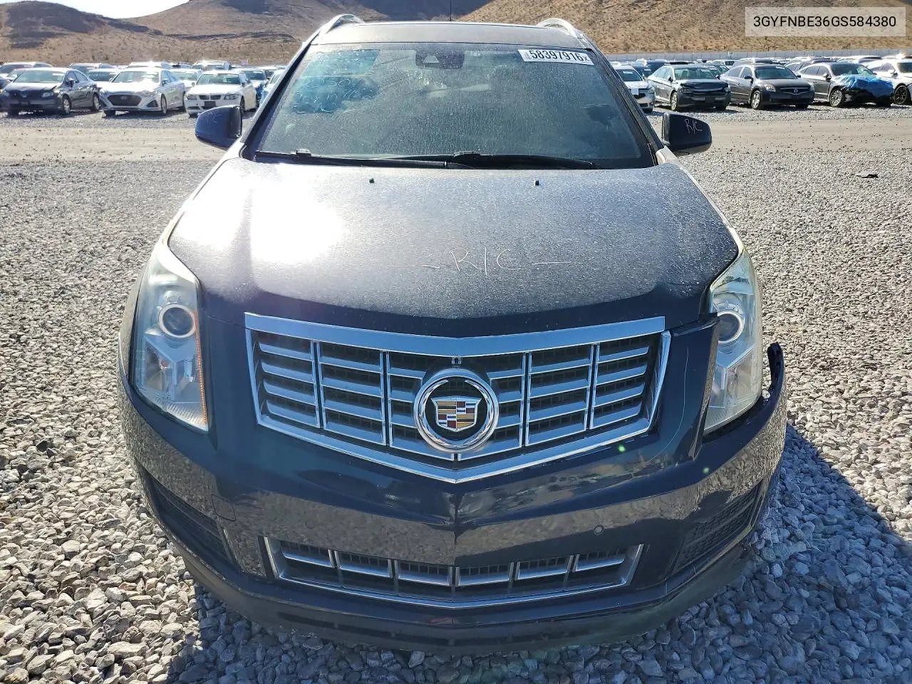 2016 Cadillac Srx Luxury Collection VIN: 3GYFNBE36GS584380 Lot: 58397916