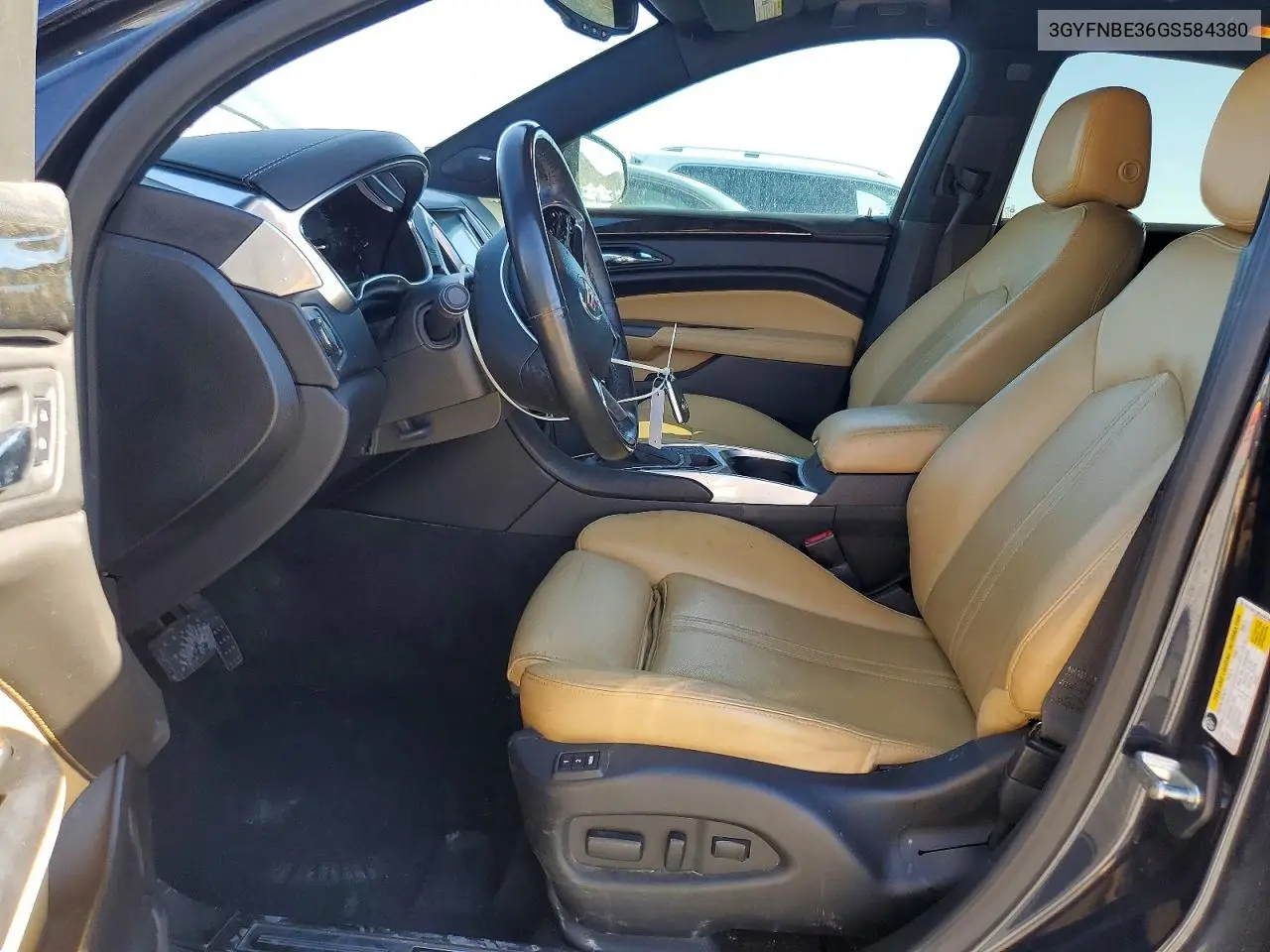 2016 Cadillac Srx Luxury Collection VIN: 3GYFNBE36GS584380 Lot: 58397916