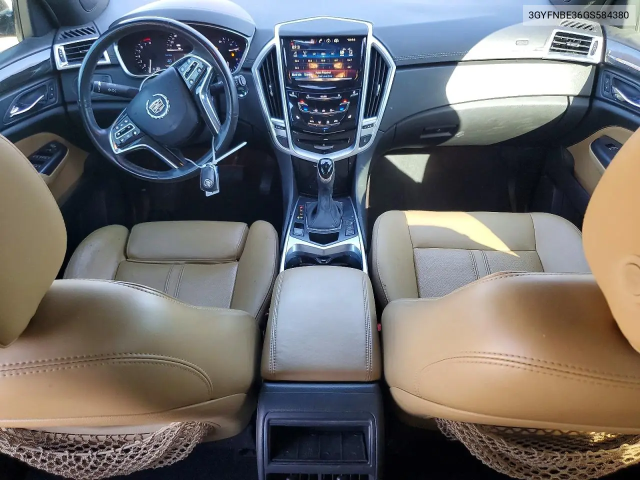 2016 Cadillac Srx Luxury Collection VIN: 3GYFNBE36GS584380 Lot: 58397916