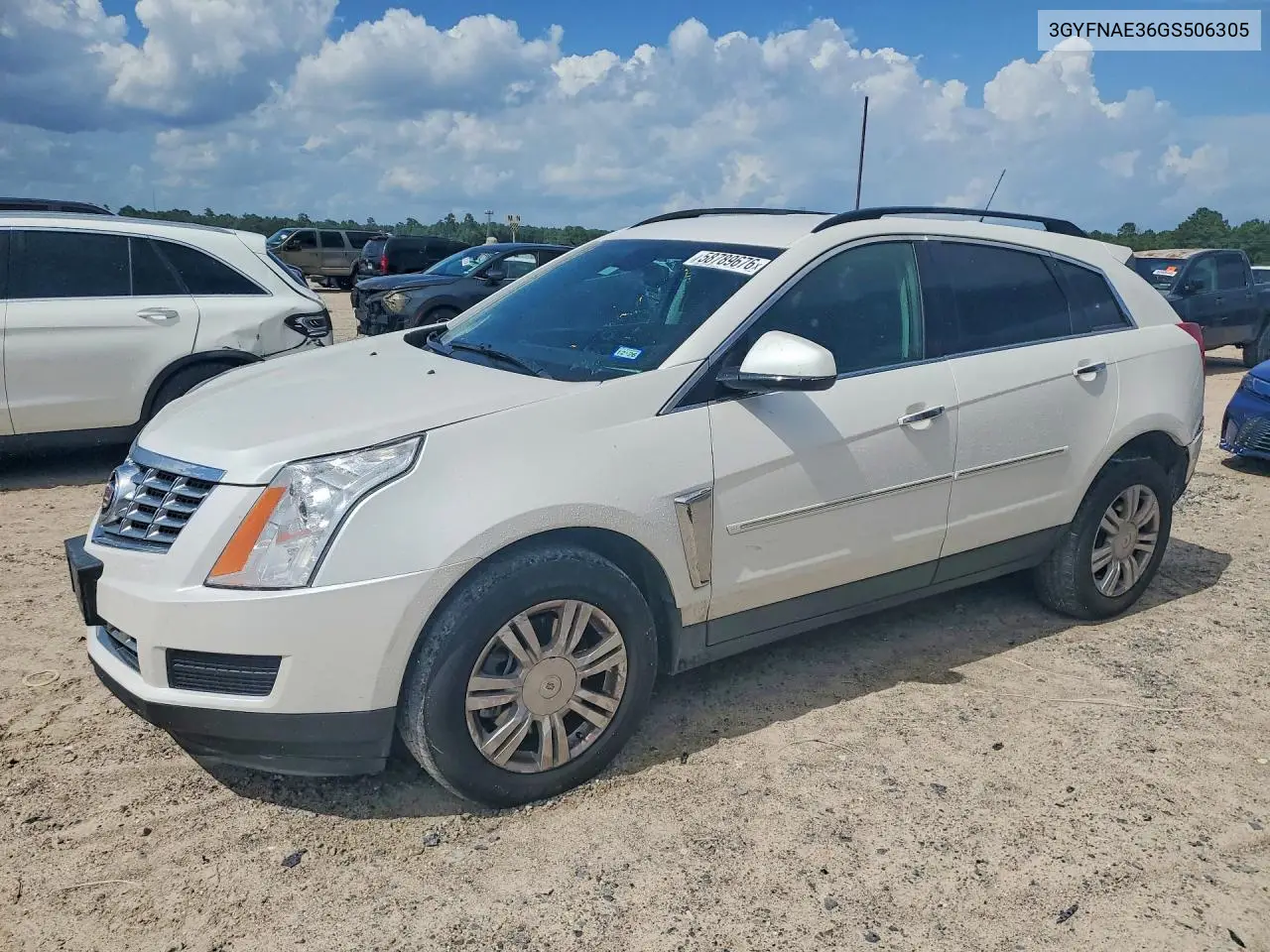 2016 Cadillac Srx VIN: 3GYFNAE36GS506305 Lot: 58789676