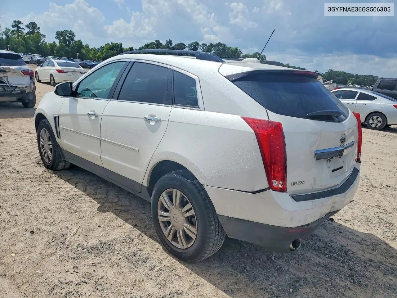 2016 Cadillac Srx VIN: 3GYFNAE36GS506305 Lot: 58789676