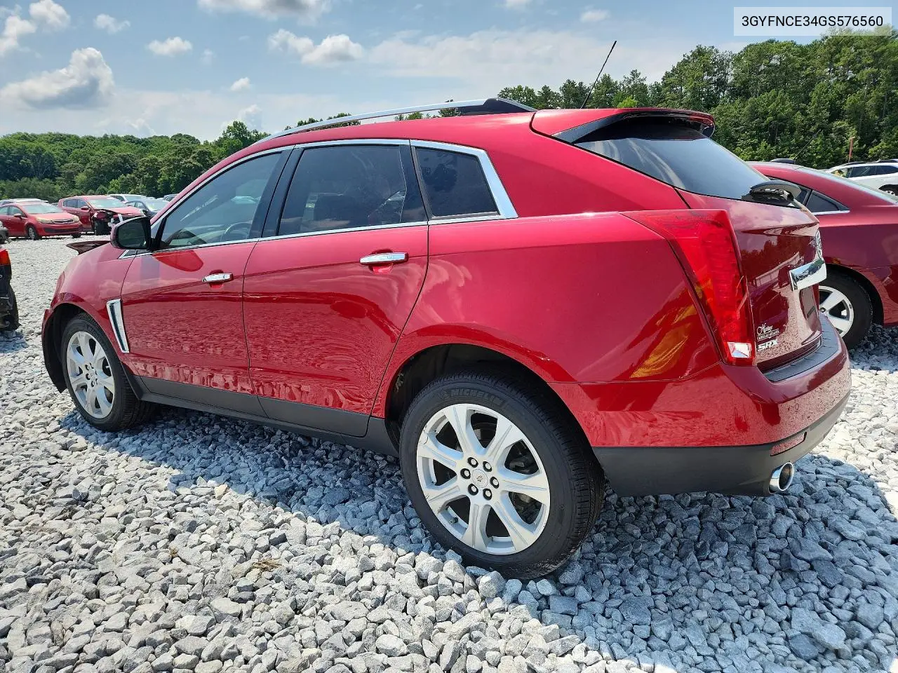2016 Cadillac Srx Performance Collection VIN: 3GYFNCE34GS576560 Lot: 59161616
