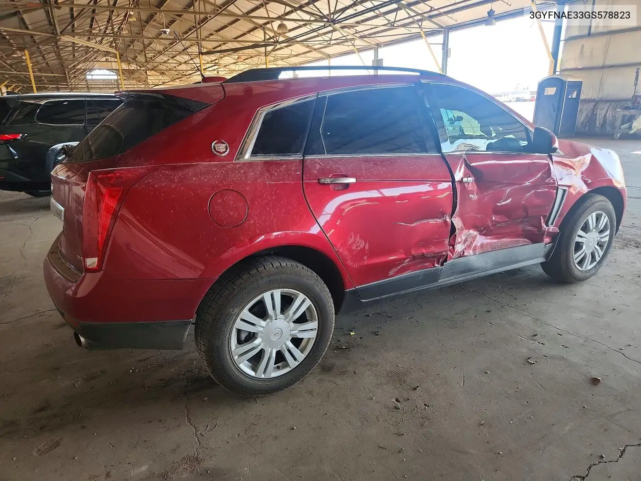 2016 Cadillac Srx VIN: 3GYFNAE33GS578823 Lot: 59194416