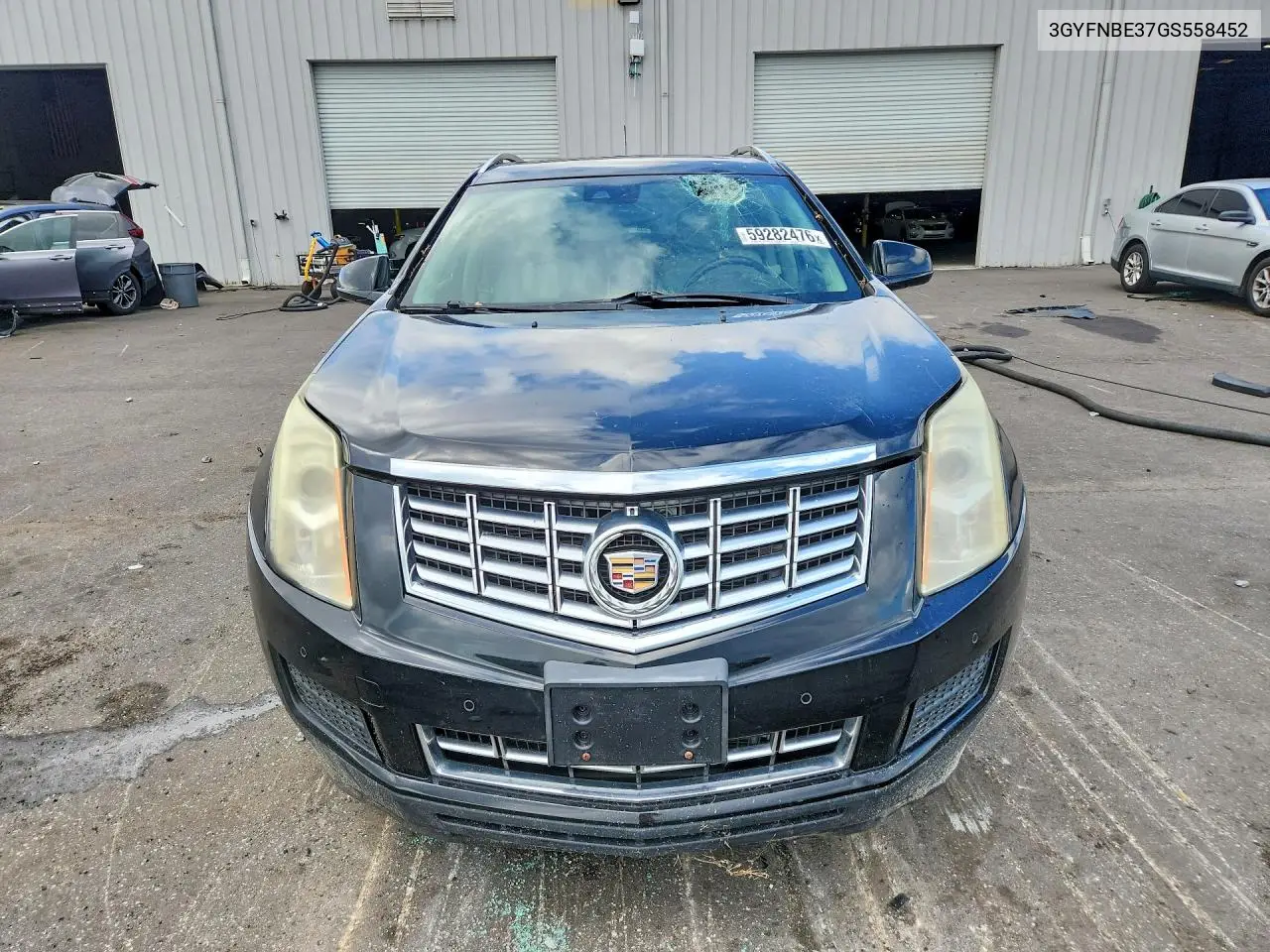 2016 Cadillac Srx Luxury Collection VIN: 3GYFNBE37GS558452 Lot: 59282476