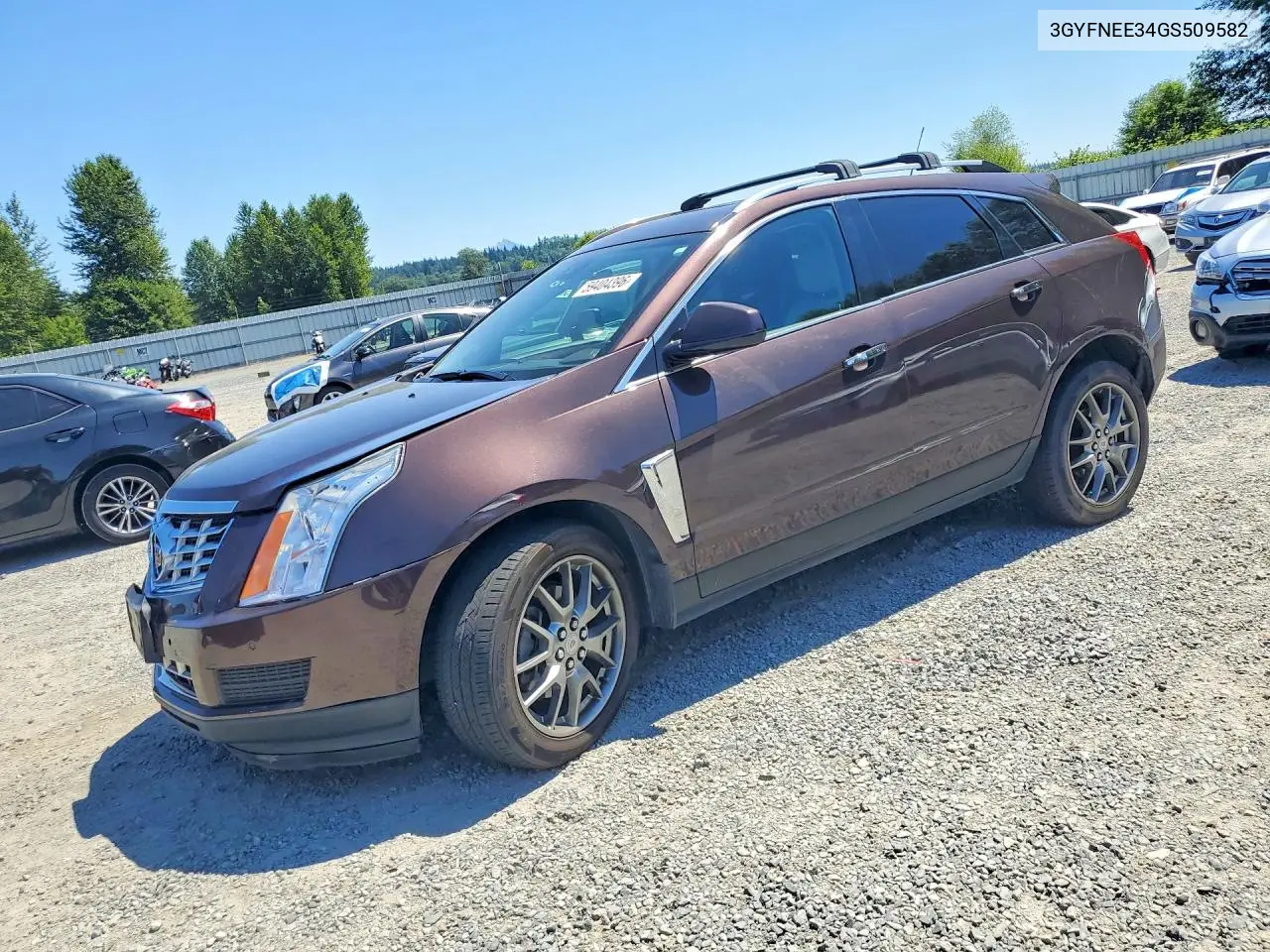 2016 Cadillac Srx Luxury Collection VIN: 3GYFNEE34GS509582 Lot: 59404396