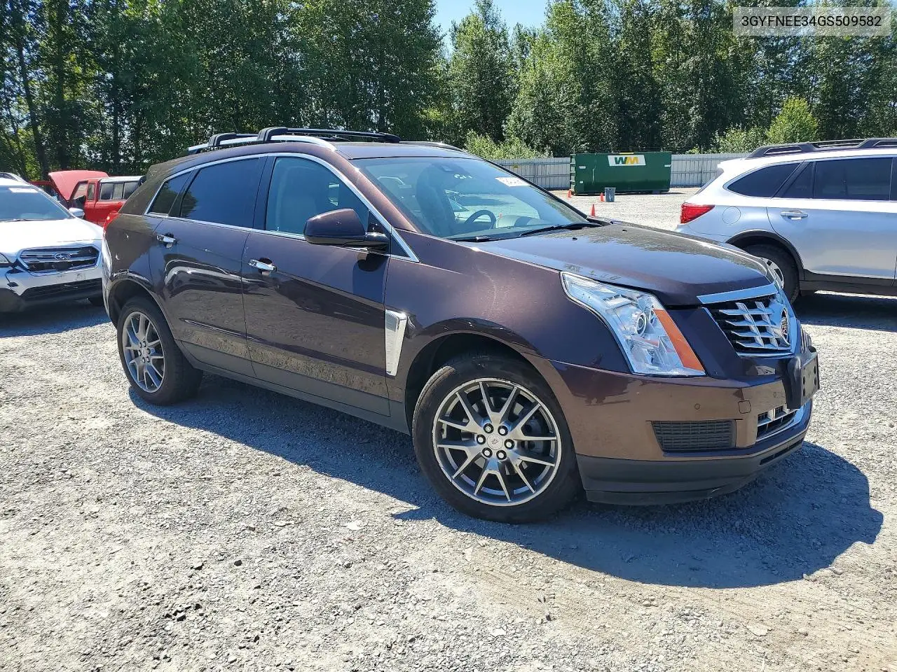 2016 Cadillac Srx Luxury Collection VIN: 3GYFNEE34GS509582 Lot: 59404396