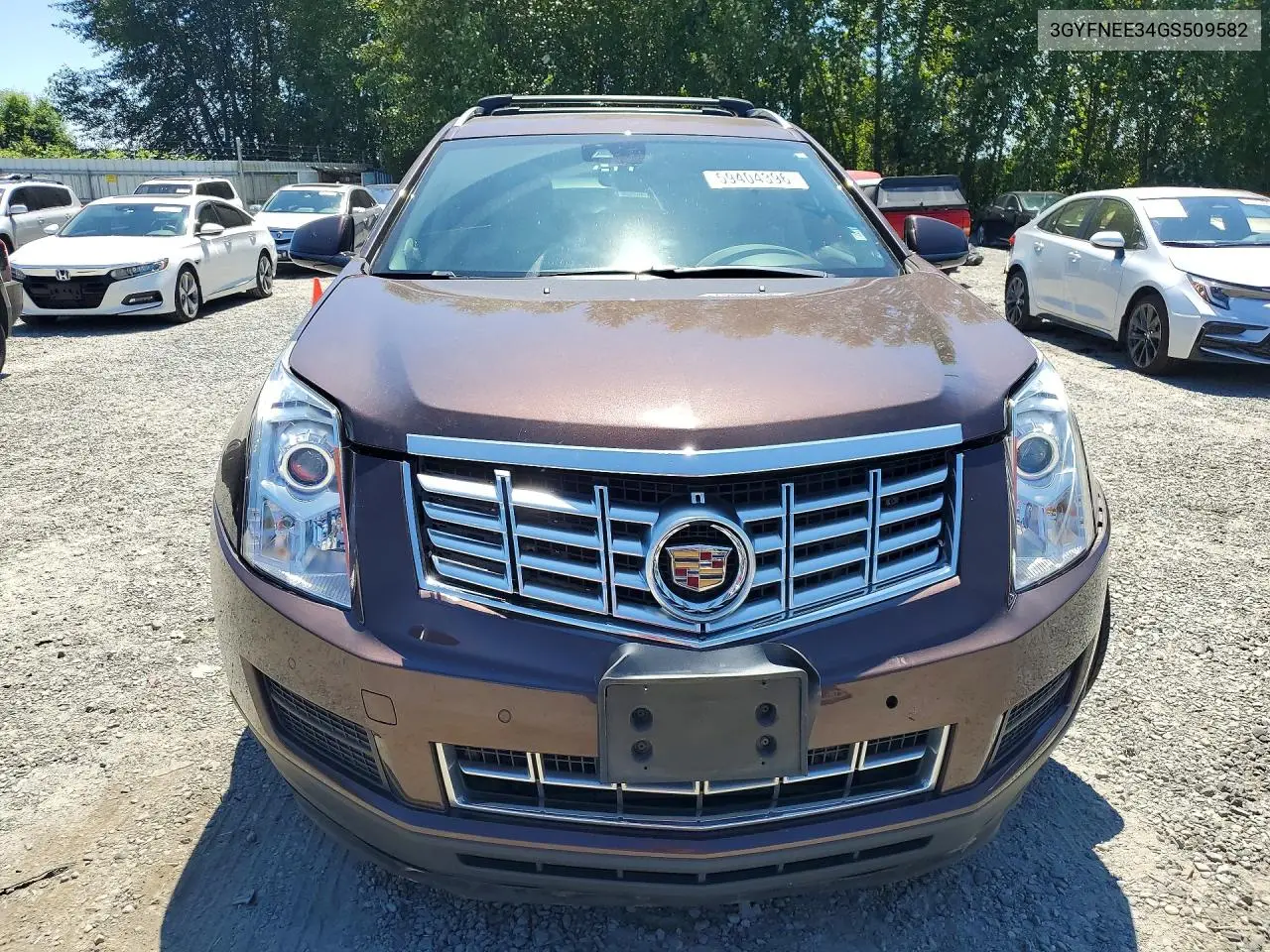 2016 Cadillac Srx Luxury Collection VIN: 3GYFNEE34GS509582 Lot: 59404396