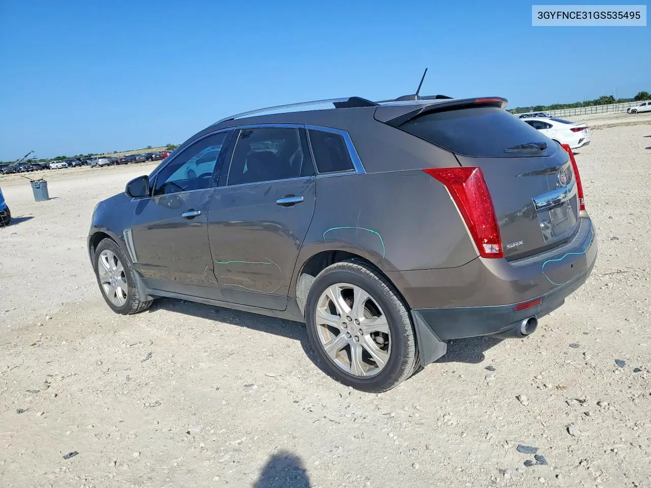 2016 Cadillac Srx Performance Collection VIN: 3GYFNCE31GS535495 Lot: 59778146