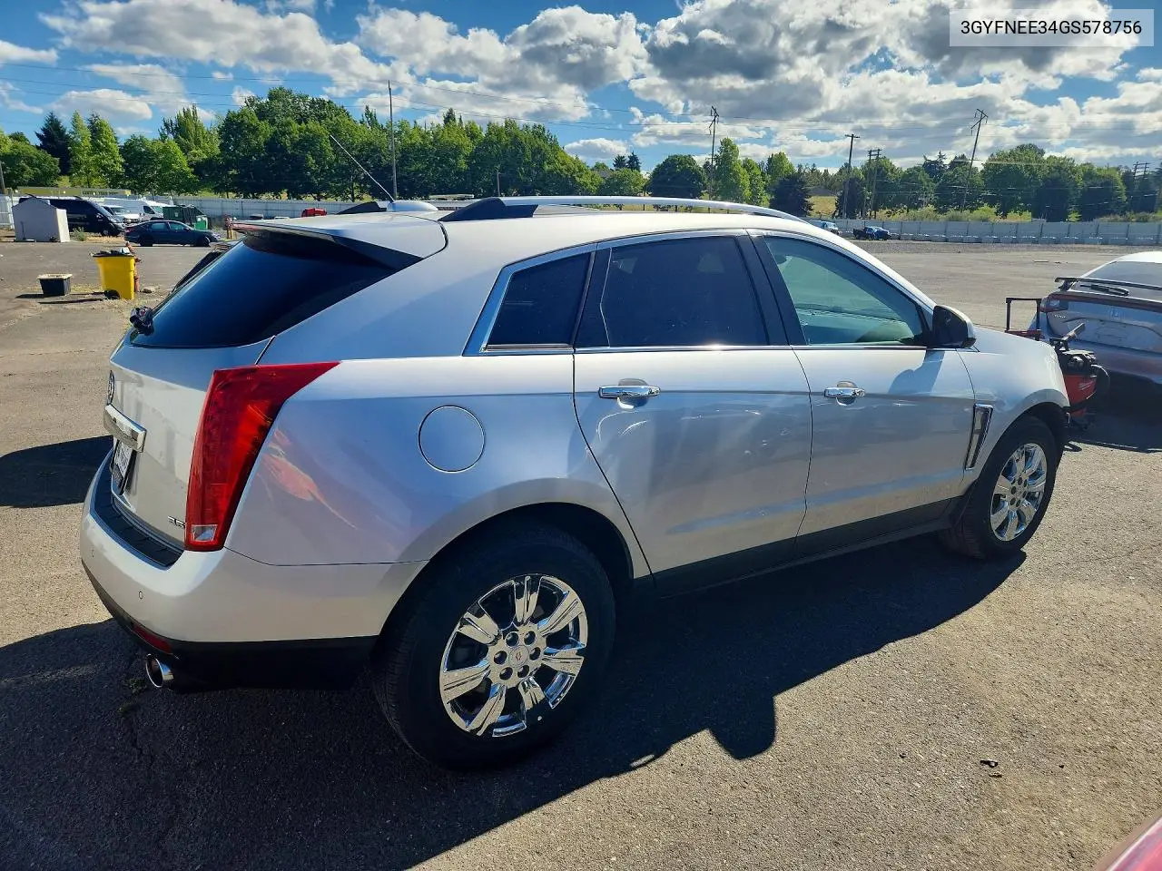 2016 Cadillac Srx Luxury Collection VIN: 3GYFNEE34GS578756 Lot: 59895966