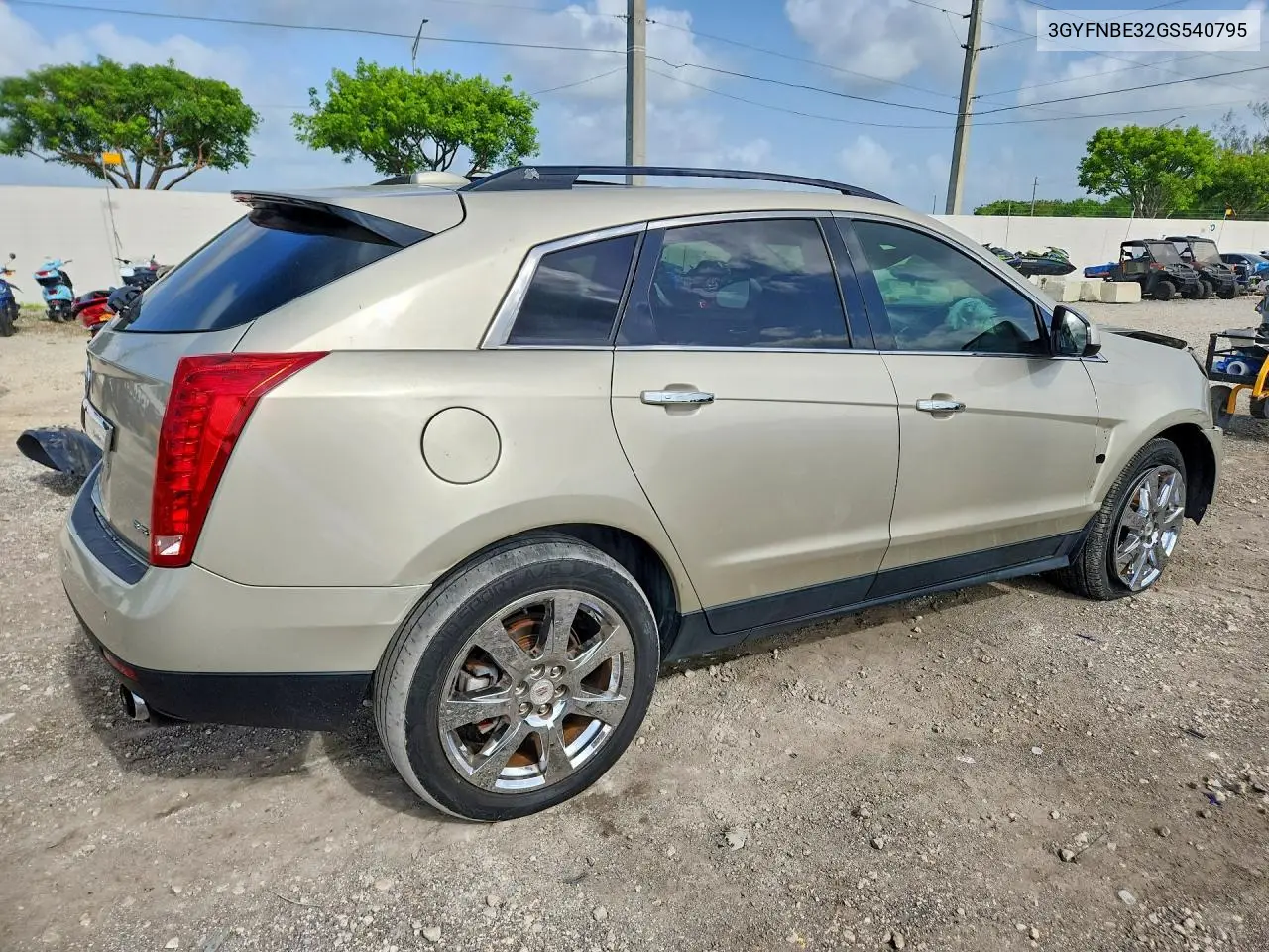 2016 Cadillac Srx Luxury Collection VIN: 3GYFNBE32GS540795 Lot: 59921376