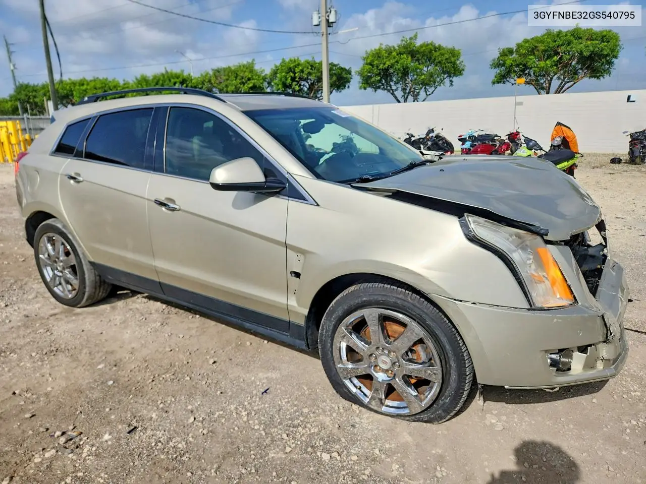 2016 Cadillac Srx Luxury Collection VIN: 3GYFNBE32GS540795 Lot: 59921376