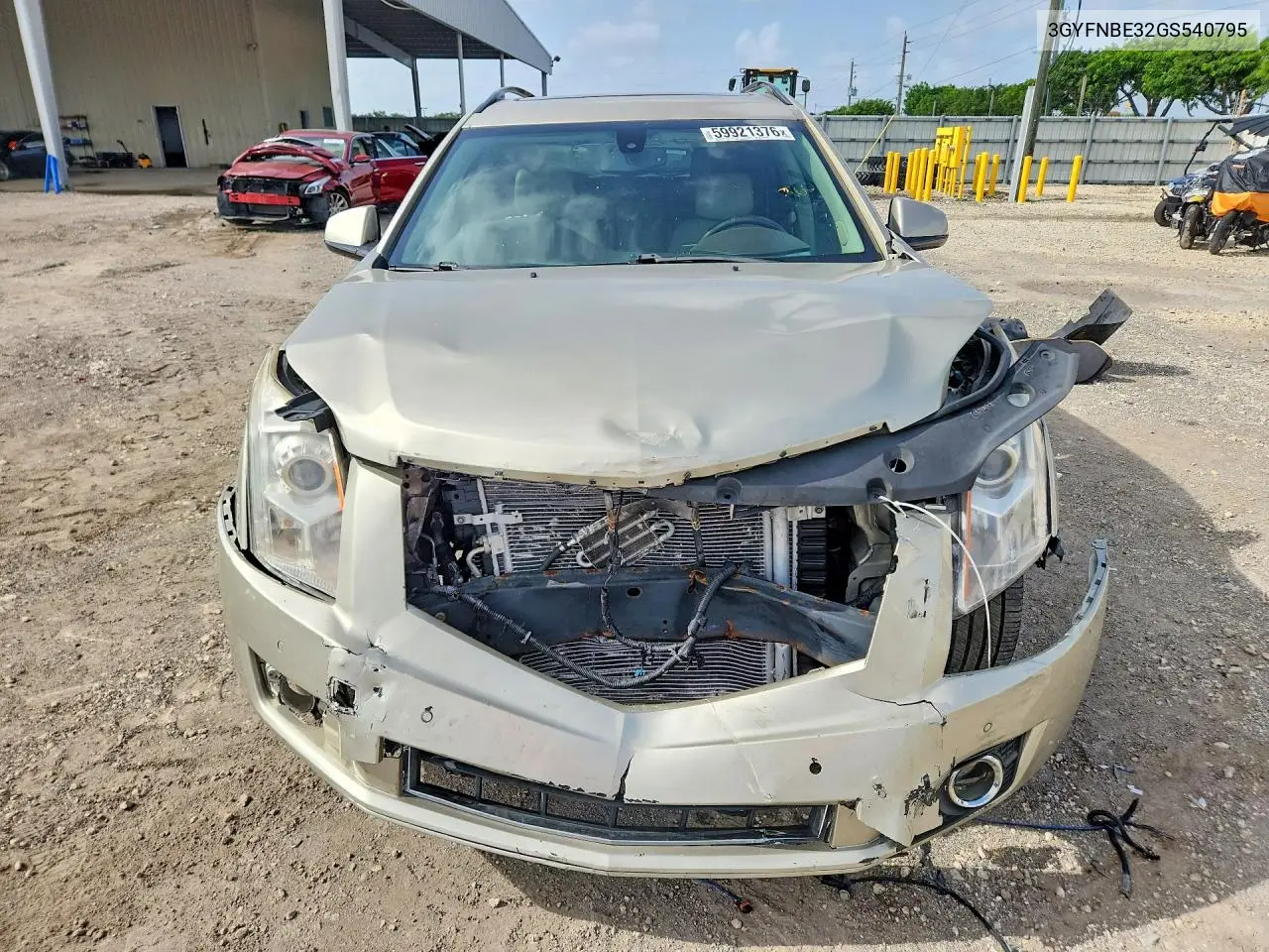 2016 Cadillac Srx Luxury Collection VIN: 3GYFNBE32GS540795 Lot: 59921376