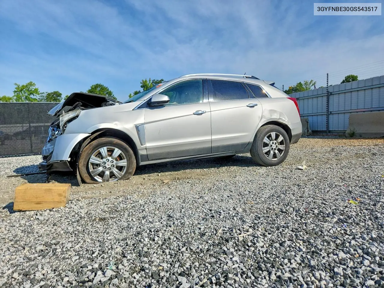 2016 Cadillac Srx Luxury Collection VIN: 3GYFNBE30GS543517 Lot: 60519816