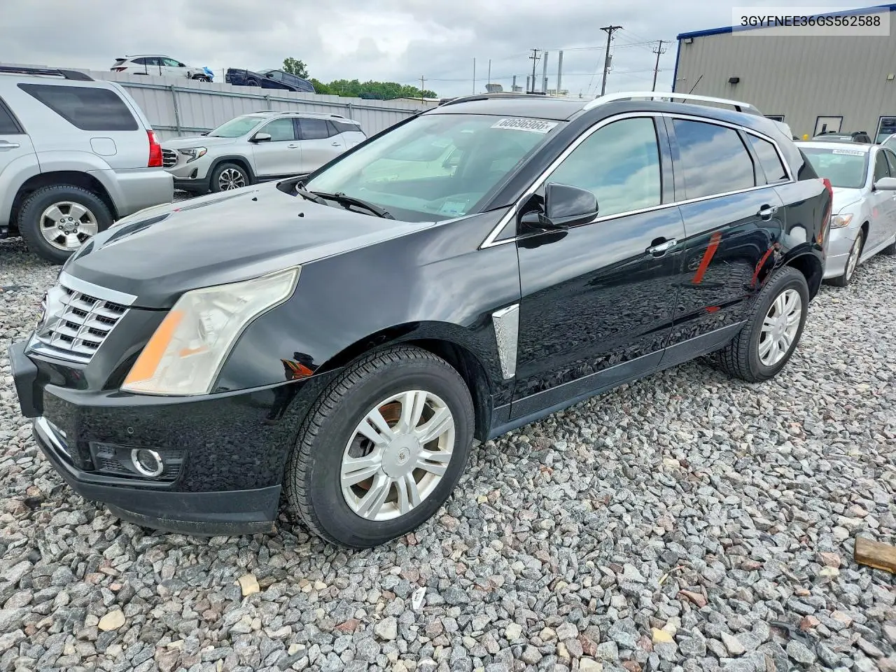 2016 Cadillac Srx Luxury Collection VIN: 3GYFNEE36GS562588 Lot: 60696966