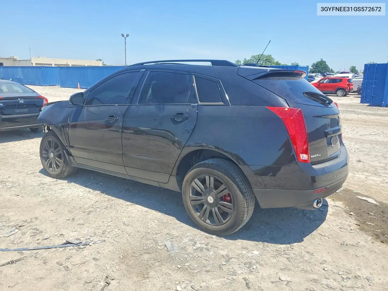 2016 Cadillac Srx Luxury Collectio VIN: 3GYFNEE31GS572672 Lot: 60701486