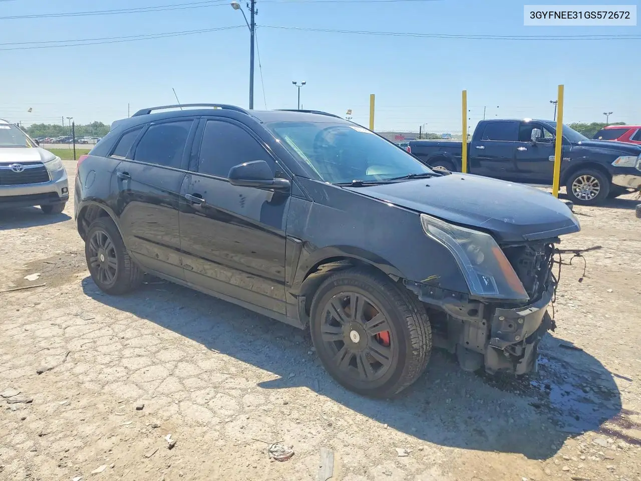 2016 Cadillac Srx Luxury Collectio VIN: 3GYFNEE31GS572672 Lot: 60701486