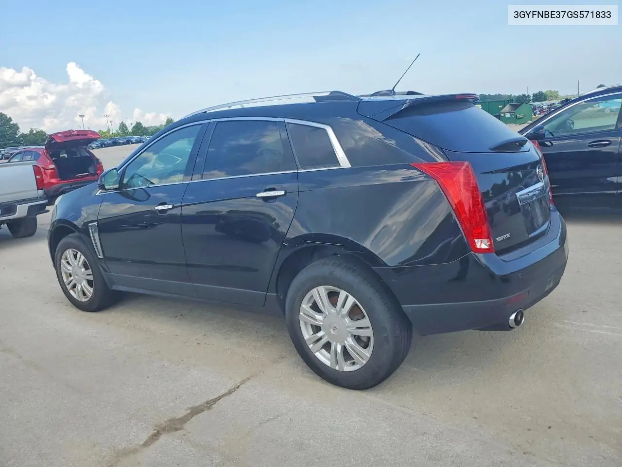 2016 Cadillac Srx Luxury Collection VIN: 3GYFNBE37GS571833 Lot: 61122606
