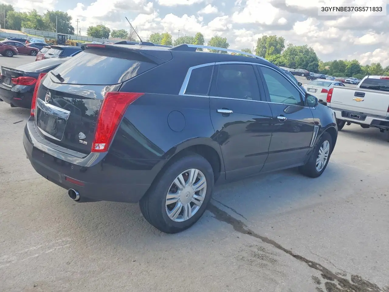 2016 Cadillac Srx Luxury Collection VIN: 3GYFNBE37GS571833 Lot: 61122606