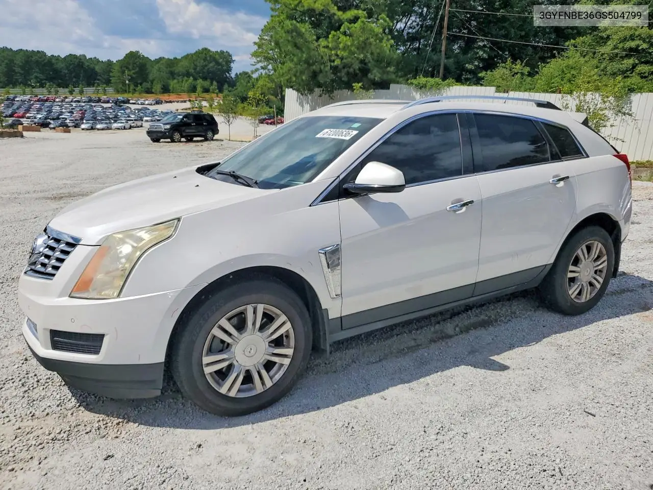 2016 Cadillac Srx Luxury Collection VIN: 3GYFNBE36GS504799 Lot: 61200636