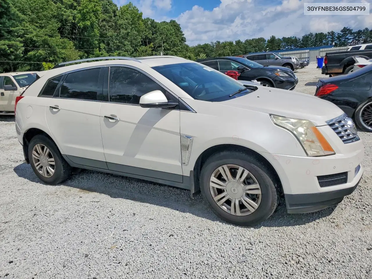 2016 Cadillac Srx Luxury Collection VIN: 3GYFNBE36GS504799 Lot: 61200636