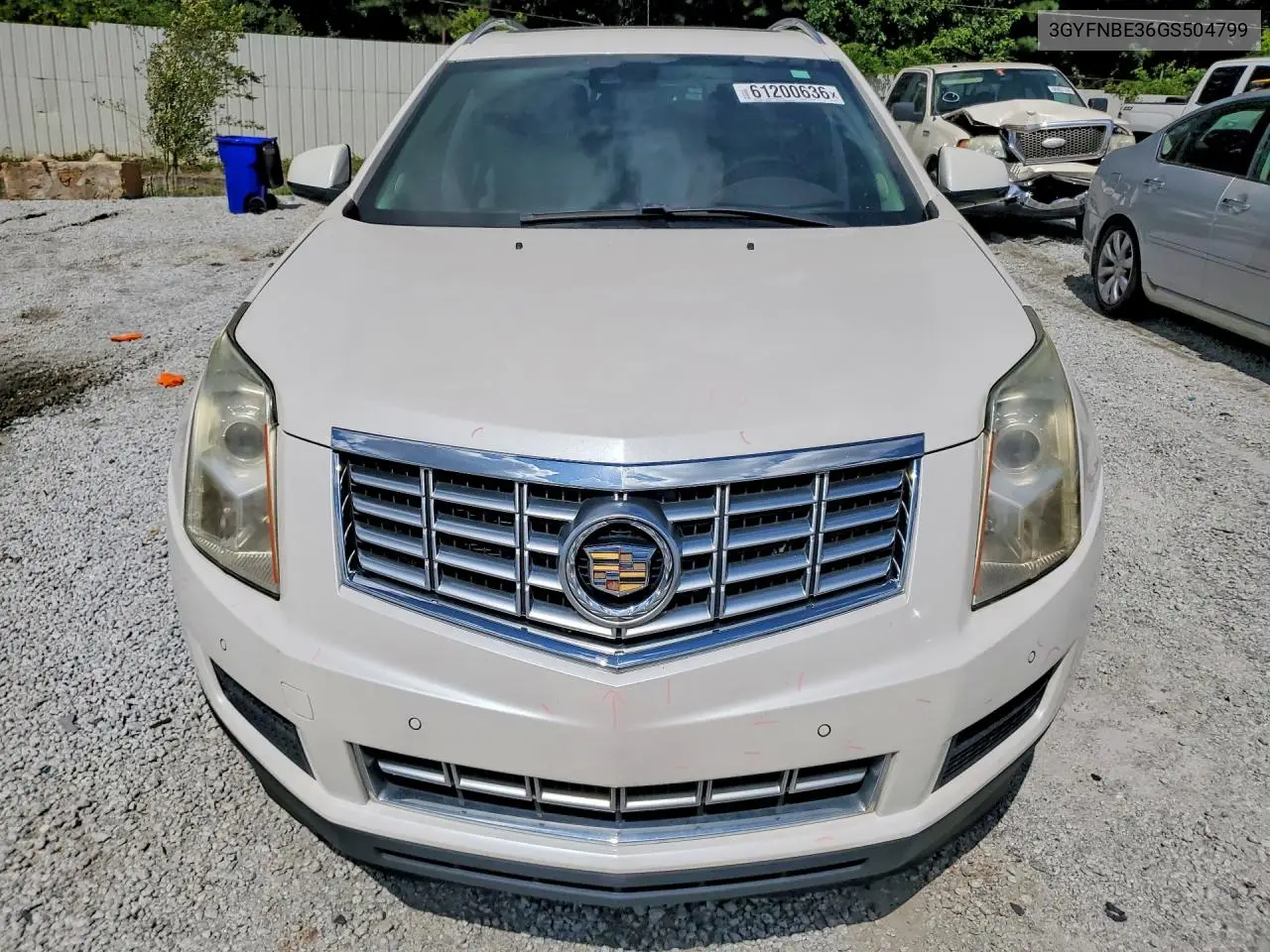 2016 Cadillac Srx Luxury Collection VIN: 3GYFNBE36GS504799 Lot: 61200636
