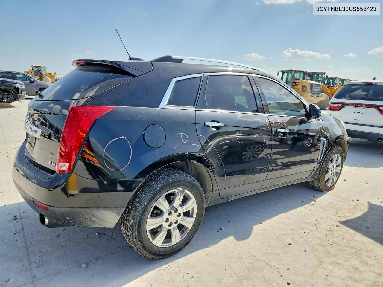 2016 Cadillac Srx Luxury Collection VIN: 3GYFNBE30GS558423 Lot: 61370396