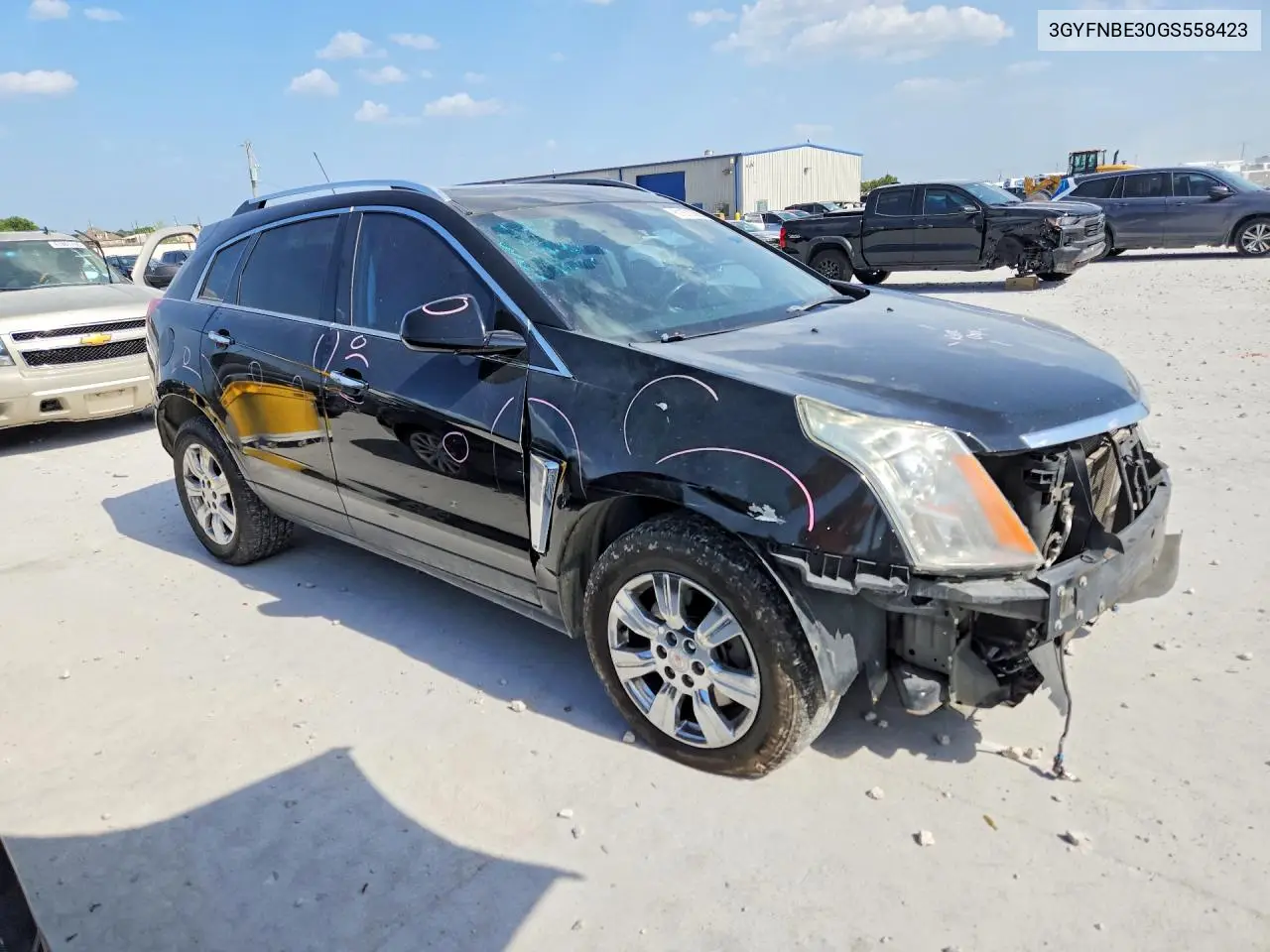 2016 Cadillac Srx Luxury Collection VIN: 3GYFNBE30GS558423 Lot: 61370396