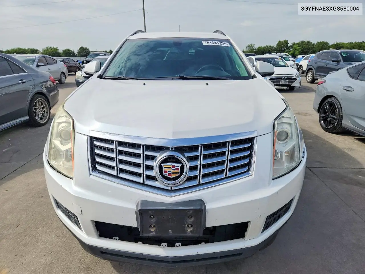 2016 Cadillac Srx VIN: 3GYFNAE3XGS580004 Lot: 61441266