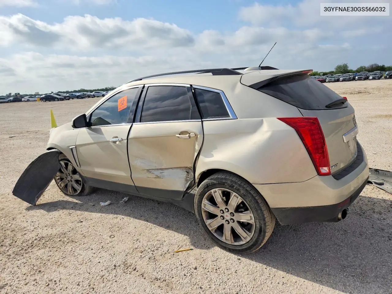 2016 Cadillac Srx VIN: 3GYFNAE30GS566032 Lot: 62003286
