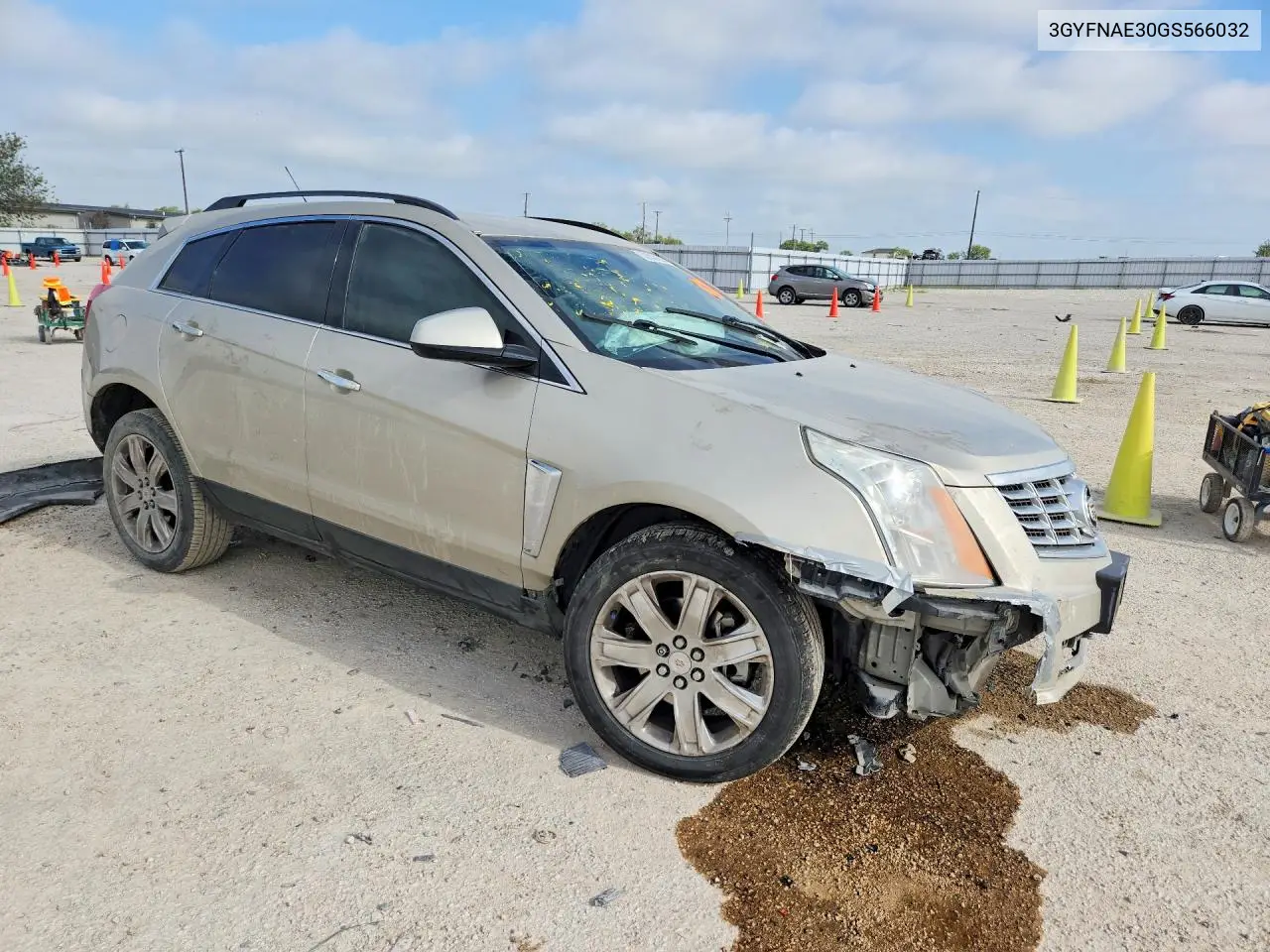 2016 Cadillac Srx VIN: 3GYFNAE30GS566032 Lot: 62003286