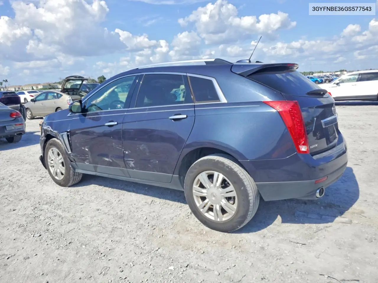 2016 Cadillac Srx Luxury Collection VIN: 3GYFNBE36GS577543 Lot: 62291516