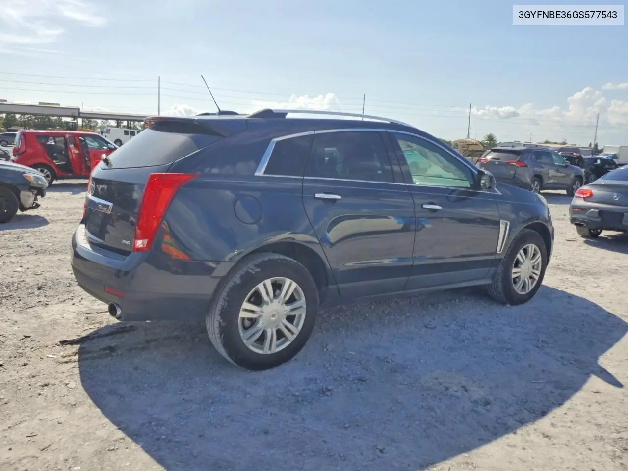 2016 Cadillac Srx Luxury Collection VIN: 3GYFNBE36GS577543 Lot: 62291516