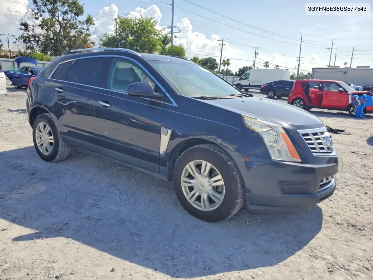 2016 Cadillac Srx Luxury Collection VIN: 3GYFNBE36GS577543 Lot: 62291516
