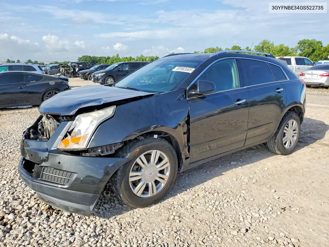 2016 Cadillac Srx Luxury Collection VIN: 3GYFNBE34GS522735 Lot: 85983505