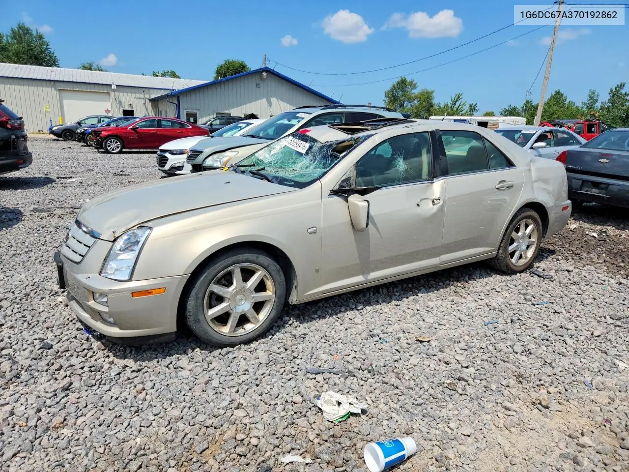 2007 Cadillac Sts VIN: 1G6DC67A370192862 Lot: 58093416