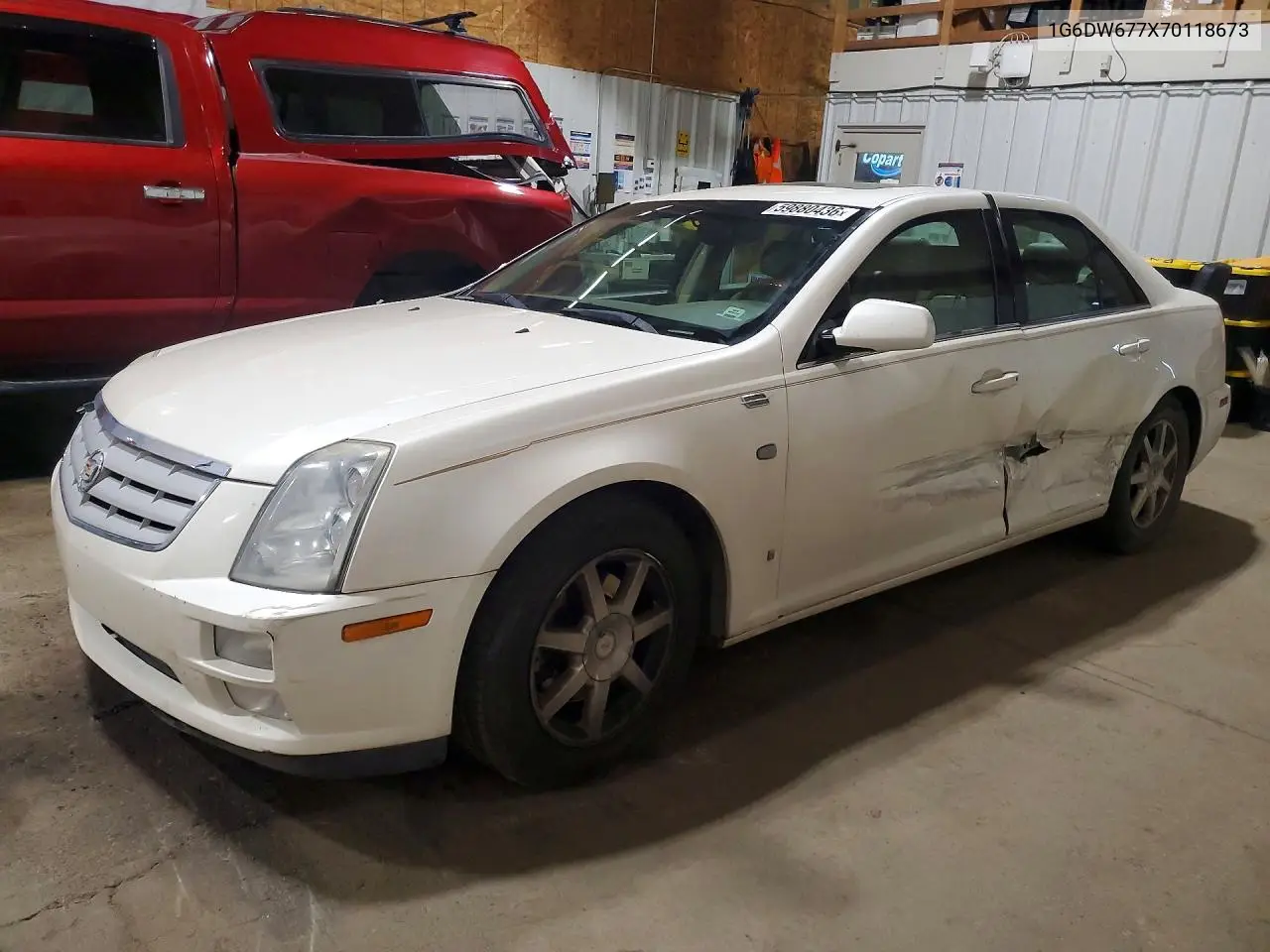 2007 Cadillac Sts VIN: 1G6DW677X70118673 Lot: 59880436