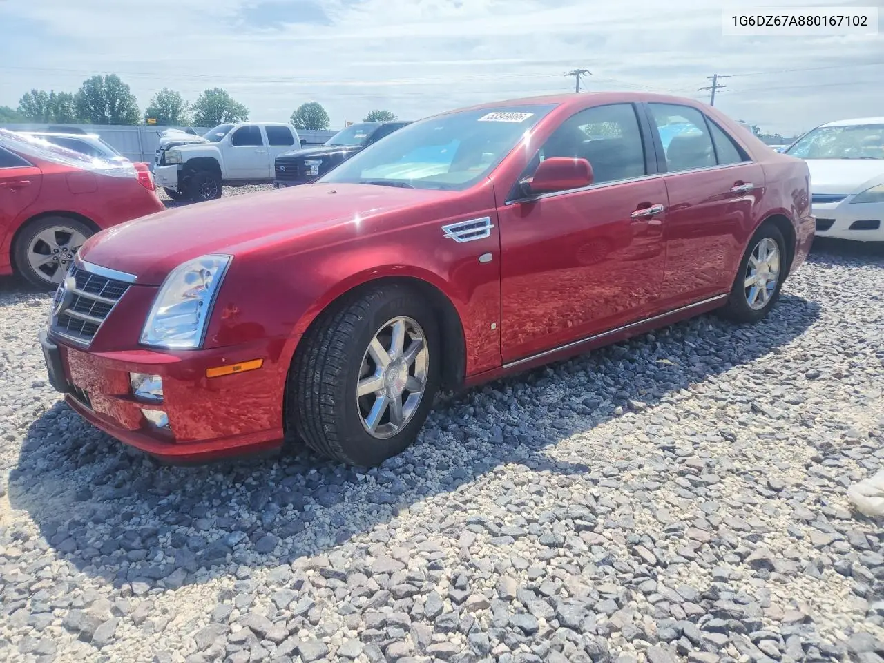 2008 Cadillac Sts VIN: 1G6DZ67A880167102 Lot: 53349086