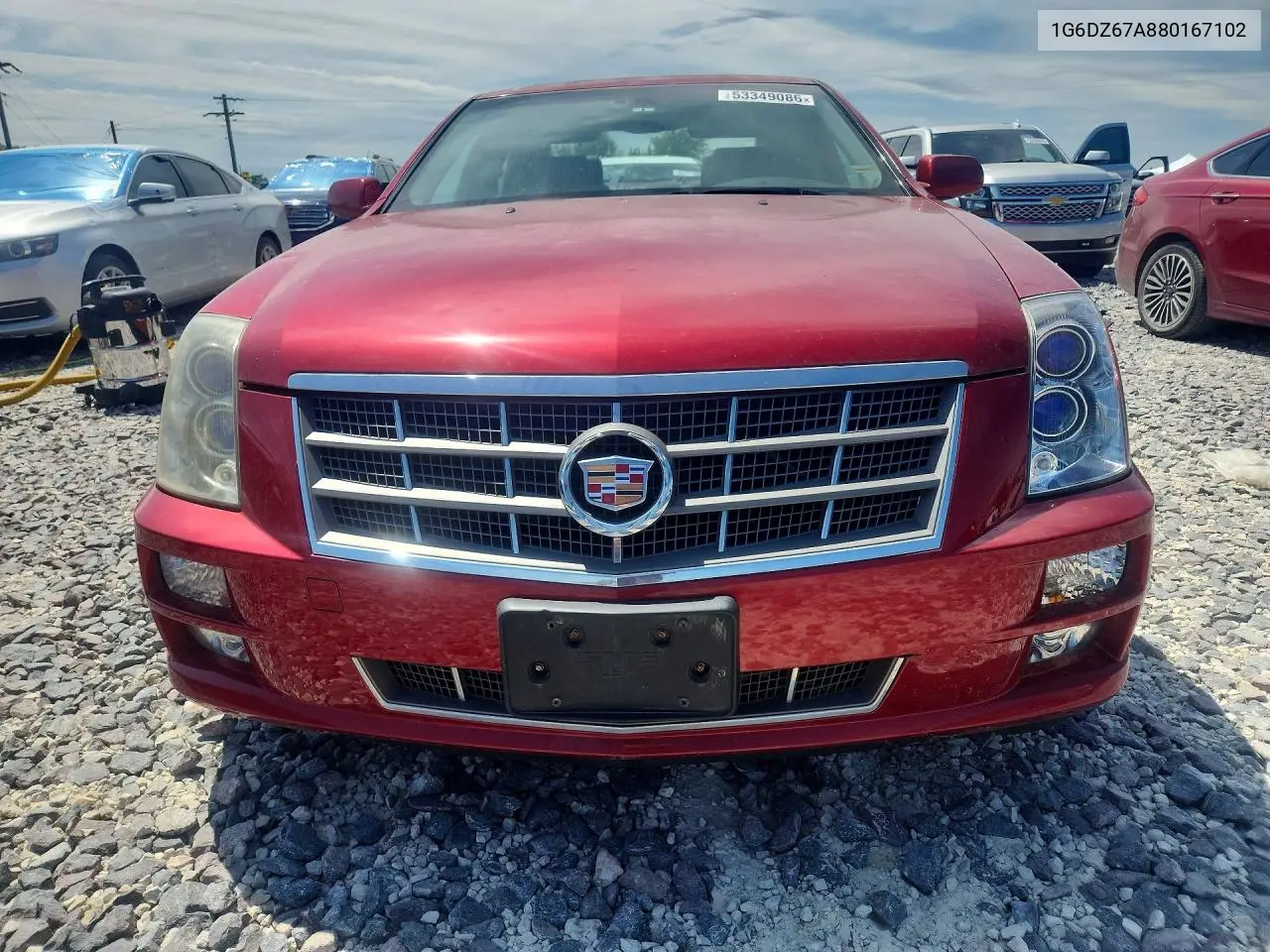 2008 Cadillac Sts VIN: 1G6DZ67A880167102 Lot: 53349086