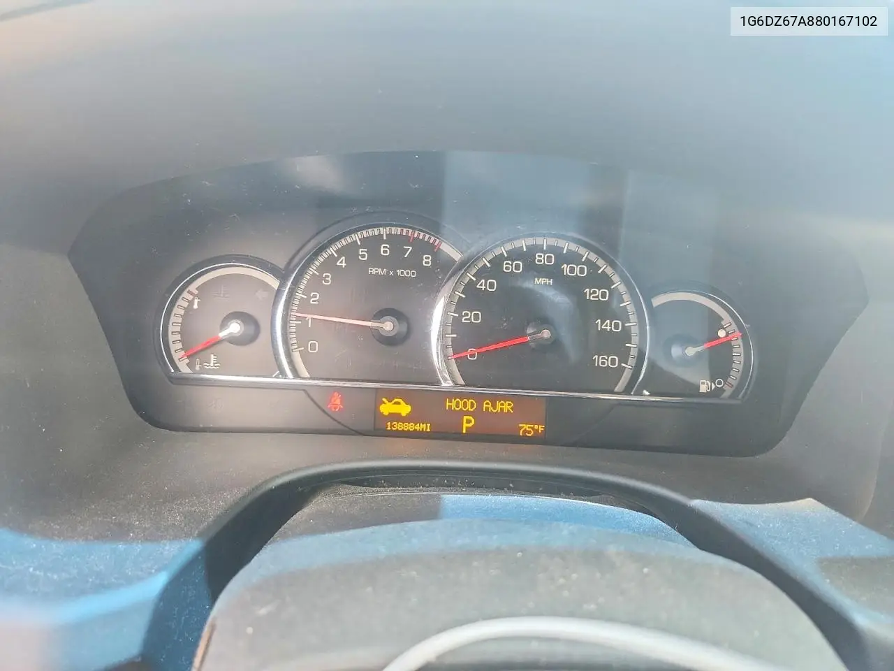 2008 Cadillac Sts VIN: 1G6DZ67A880167102 Lot: 53349086