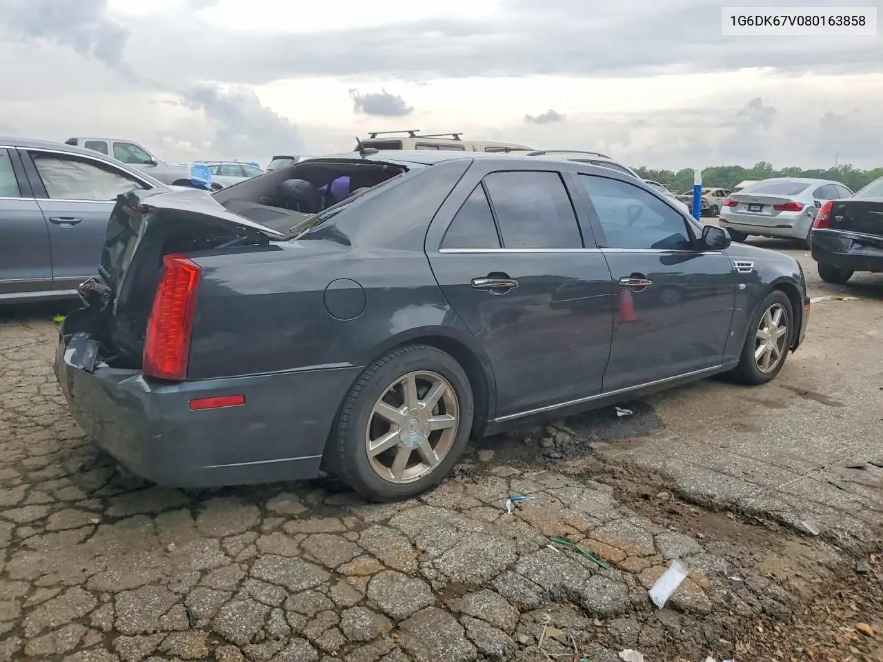 2008 Cadillac Sts VIN: 1G6DK67V080163858 Lot: 54595746