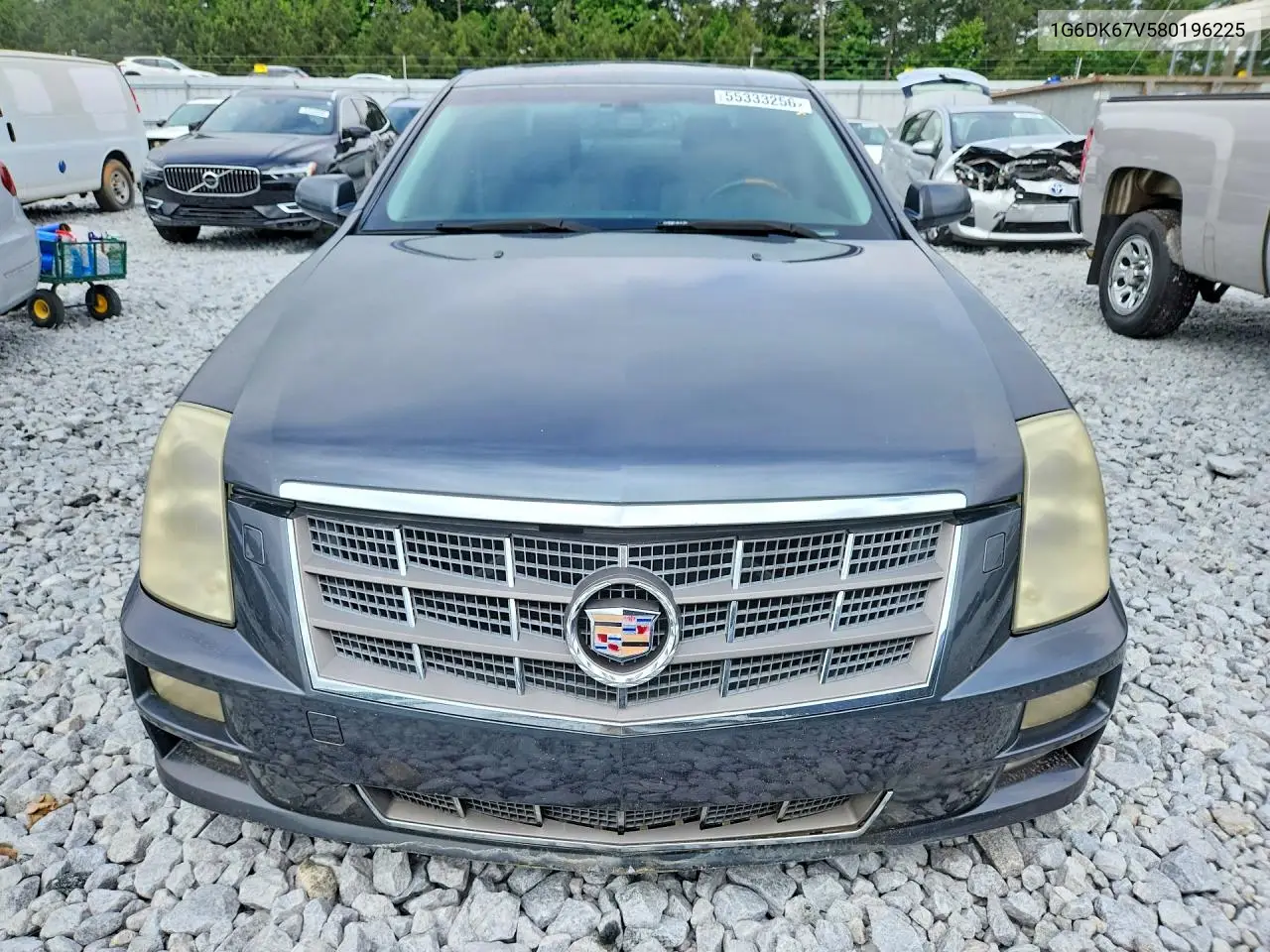 2008 Cadillac Sts VIN: 1G6DK67V580196225 Lot: 55333256